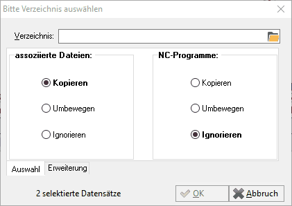 Verknüpfte Dateien verschieben